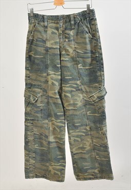 Vintage 00s wide leg cargo trousers 