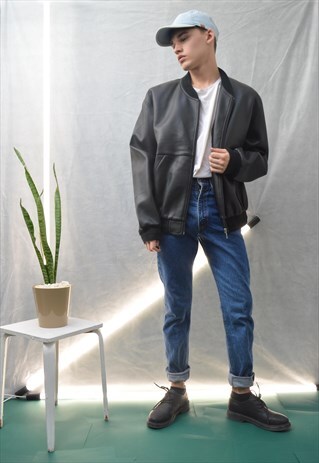 OVERSIZE LEATHER JACKET