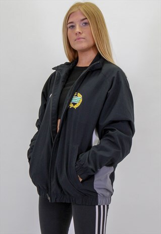 VINTAGE NIKE JACKET IN BLACK LARGE