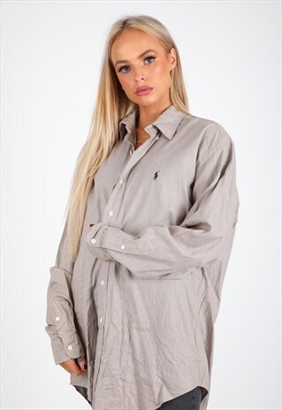VINTAGE POLO RALPH LAUREN LONG SLEEVE SHIRT S306