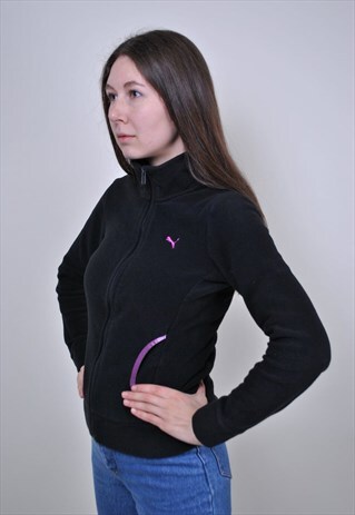 VINTAGE PUMA FLEECE SWEATSHIRT, SIZE XS