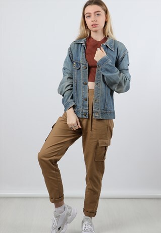 VINTAGE LEE XL BLUE DENIM JACKET