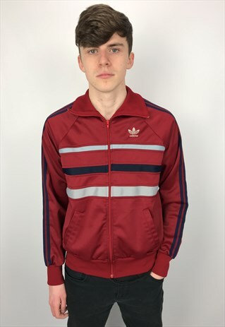 80S VINTAGE ADIDAS TREFOIL TRACK JACKET