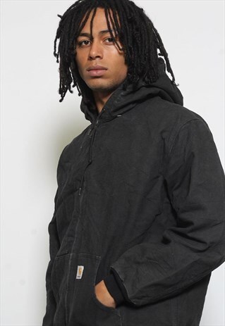 VINTAGE CARHARTT BLACK WORKWEAR JACKET
