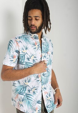 Vintage 90's Hawaiian Crazy Patterned Shirt - Multi 