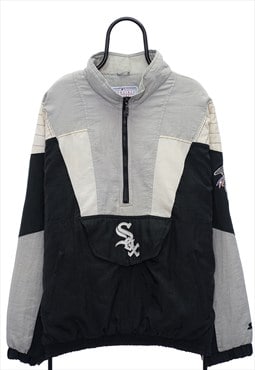 Vintage Starter MLB White Sox Black Jacket Womens