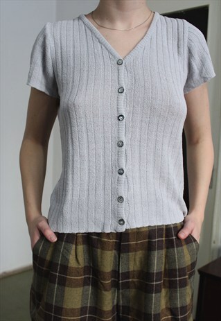 70S GREY TOP