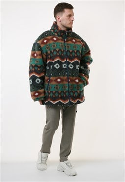 90s CAPT.COOK Vintage Fleece Full Zip Top Sweater 18443
