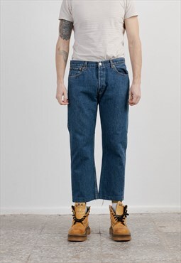 Vintage Levi's 501 Regular Blue Denim Jeans Men W33