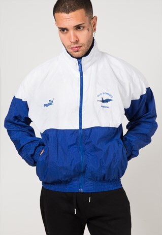 VINTAGE 80S PUMA SHELL SPORT JACKET / S1084