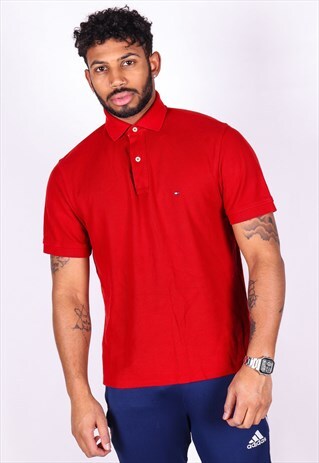 VINTAGE TOMMY HILFIGER POLO T-SHIRT T975