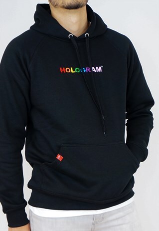 RAINBOW BLACK HOODIE