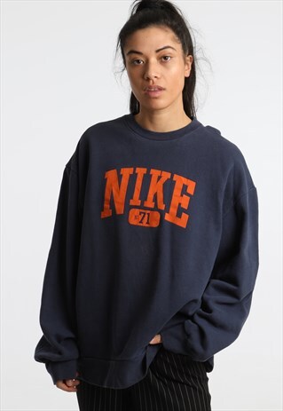90S NIKE PRINT SPELLOUT SWEATSHIRT