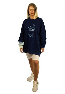 LIMITED EDITION Dawn oversized unisex denim sweatshirt