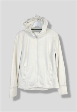 Vintage Calvin Klein Fleece Hoodie in White M