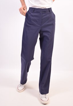 Vintage Emporio Armani Suit Trousers Navy Blue