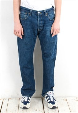 501 Vintage Men's W34 L32 Jeans Denim Pants Trousers Button