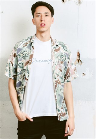 VINTAGE 90S PATTERNED SHIRT