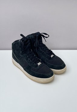 Nike Air Force 1 High '07 Black Suede Sneakers