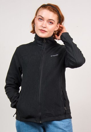 COLUMBIA 90'S BLACK FLEECE JACKET