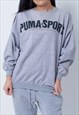 Vintage Puma Sport sweatshirt in grey