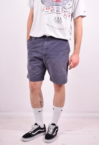 LACOSTE MENS VINTAGE SHORTS W36 BLUE 90'S