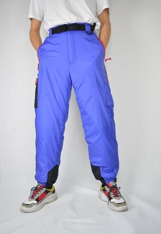 VINTAGE RAVE NEON OVERSIZE JOGGERS