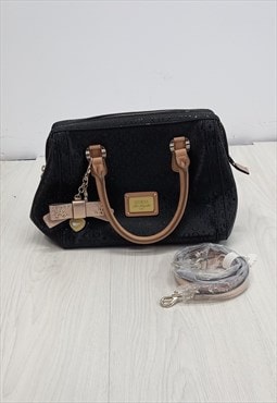 00's Guess Bag Black Logo Print 