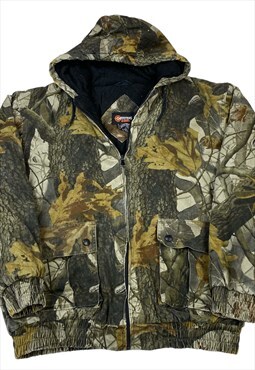 Green design full zip up outfitters jacket
