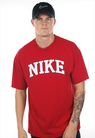 VINTAGE NIKE SPELL OUT T SHIRT TEE