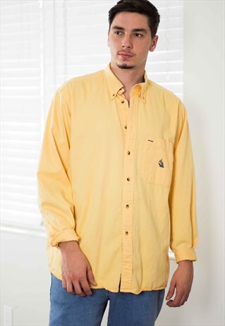 VINTAGE NAUTICA SHIRT LOGO 90S L 15.2