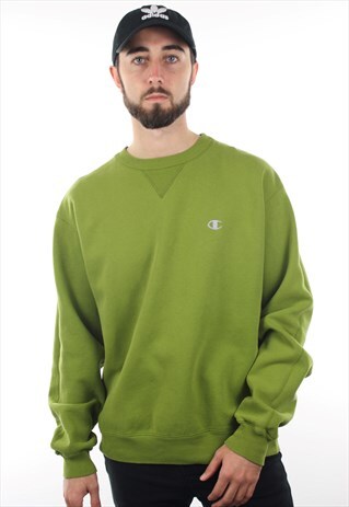 VINTAGE CHAMPION USA SMALL LOGO SWEATSHIRT JUMPER