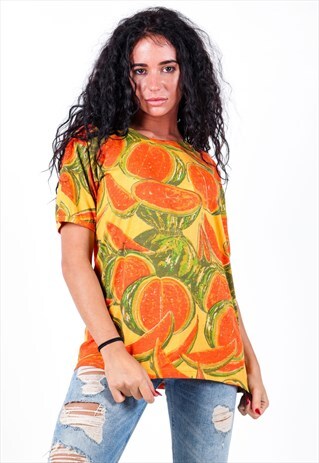 VINTAGE WATERMELON PRINT T-SHIRT T568