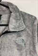 GREY NORTH FACE FLEECE WOMENS LARGE SHERPA