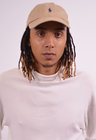 VINTAGE POLO RALPH LAUREN CAP KHAKI