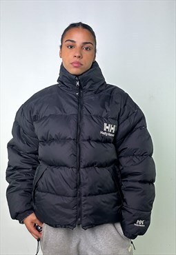 Black 90s Helly Hansen / Grey Reversible Puffer Jacket Coat