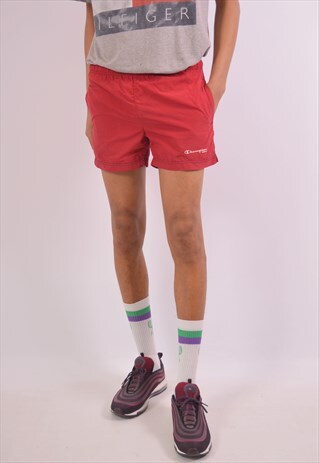 VINTAGE CHAMPION SHORTS RED