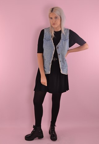 LEVI'S SHERPA GILET DENIM JACKET GDF984