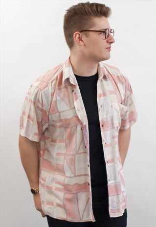 VINTAGE ABSTRACT PATTERN SHIRT