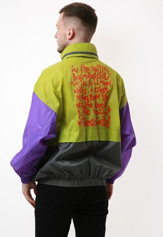 90S ITALIAN VINTAGE OLDSCHOOL SHELL JACKET 16631