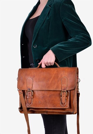 VINTAGE LEATHER MESSENGER