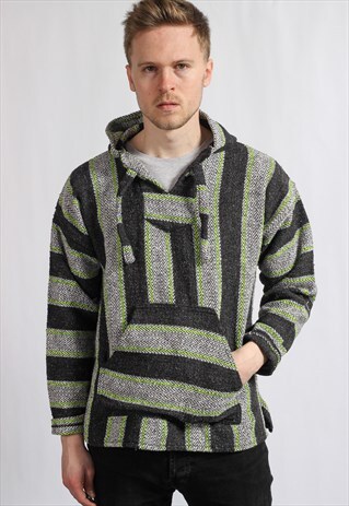 VINTAGE BAJA MEXICAN HOODIE
