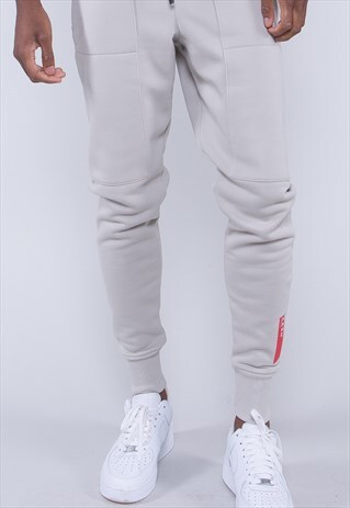 STONE SLIM FIT JOGGER WITH LOGO