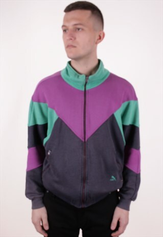 90S VINTAGE PUMA FULL ZIPPED SWEATSHIRT AA8505