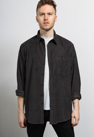 VINTAGE CORDUROY SHIRT GREY