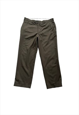 Mens 00s Meyer trousers smart W34 brown premium