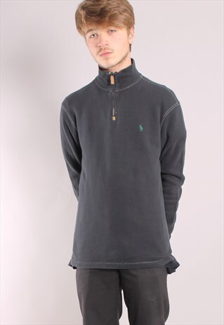 VINTAGE POLO RALPH LAUREN 1/4 ZIP SWEATSHIRT
