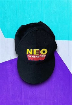 Vintage Y2K Neo Synthetics Embroidered Spell Out Cap 