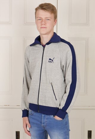 RETRO PUMA TRACK ZIP TOP