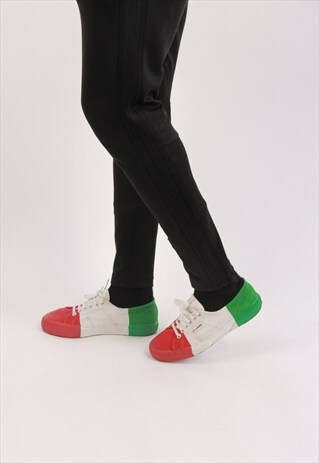 VINTAGE SUPERGA COLOURFUL TRAINERS